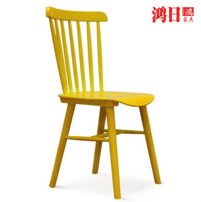 Solid wood dining chair simple Nordic Windsor chair