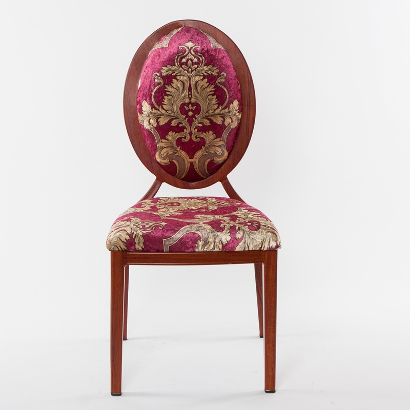 Printed European vintage Chinese and Western dining chair