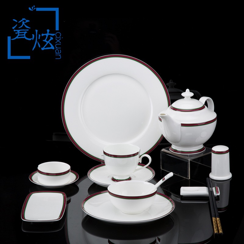 【 Loulan 】 High-grade bone China tableware set