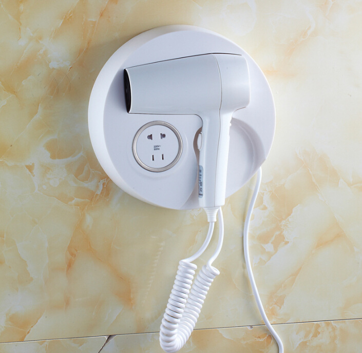 Wall hair dryer with whiskers socket