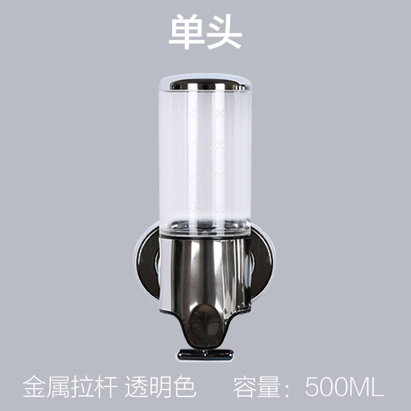 Single-ended double-ended manual stainless steel soap dispenser