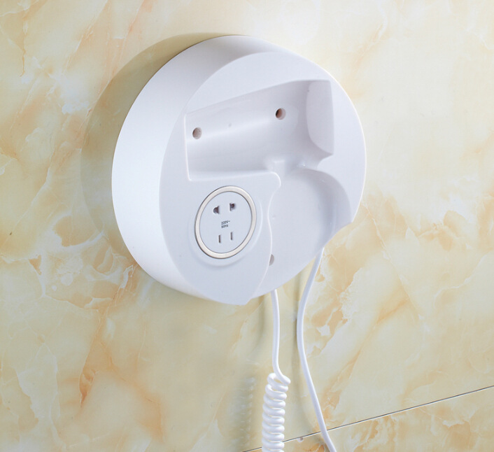 Wall hair dryer with whiskers socket