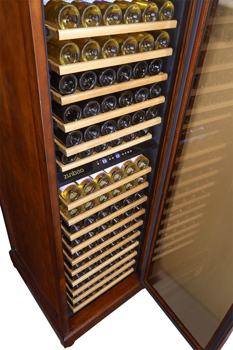High-end solid wood thermostatic wine cabinet