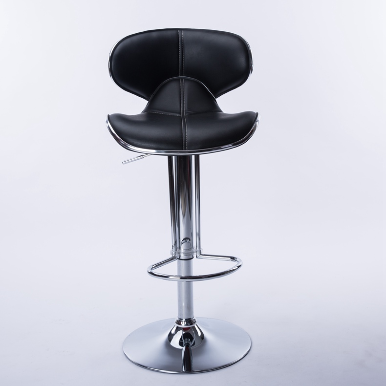 PU leather metal high chair