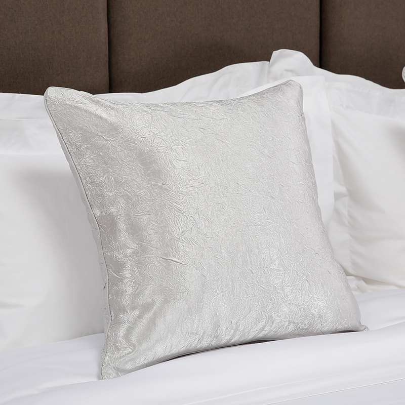 Silver Grey hotel throw pillow cushion