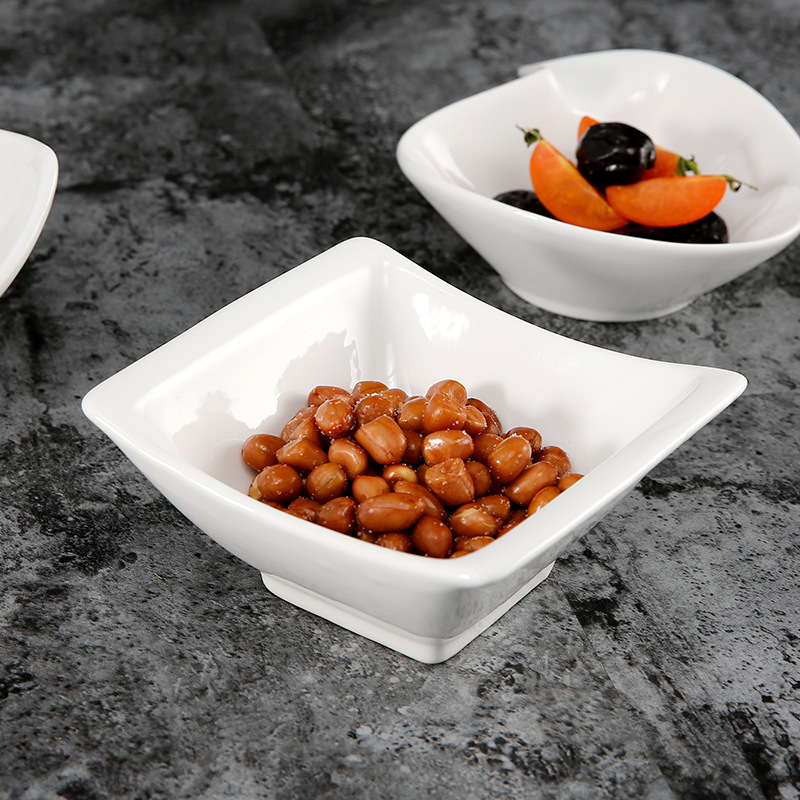 Jade square snack bowl