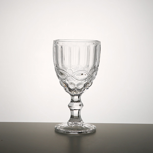 Vintage clear crystal cup set