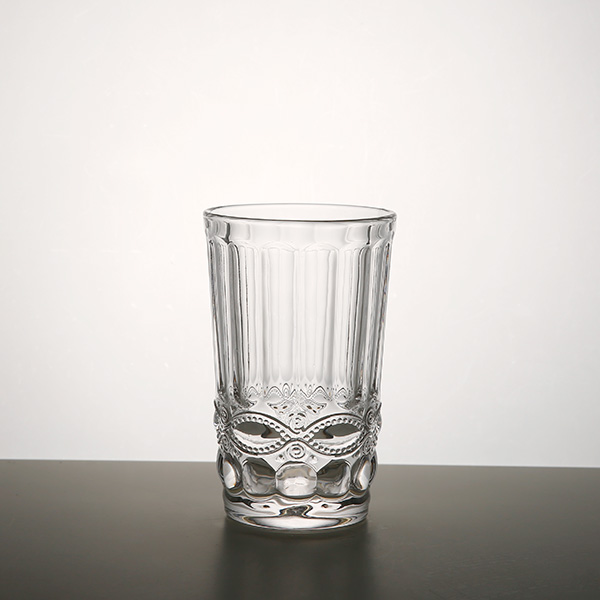 Vintage clear crystal cup set