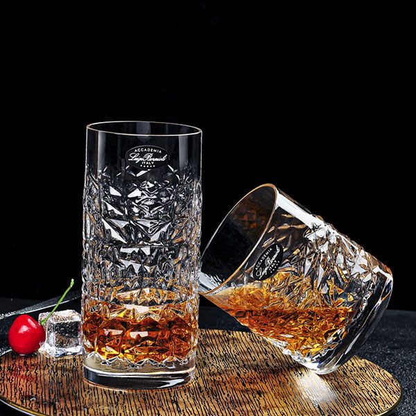 Louis carved whiskey glass